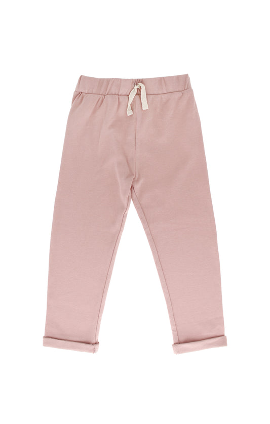 Organic Cotton Misty Pink Toddler Pants - ittybittybubba