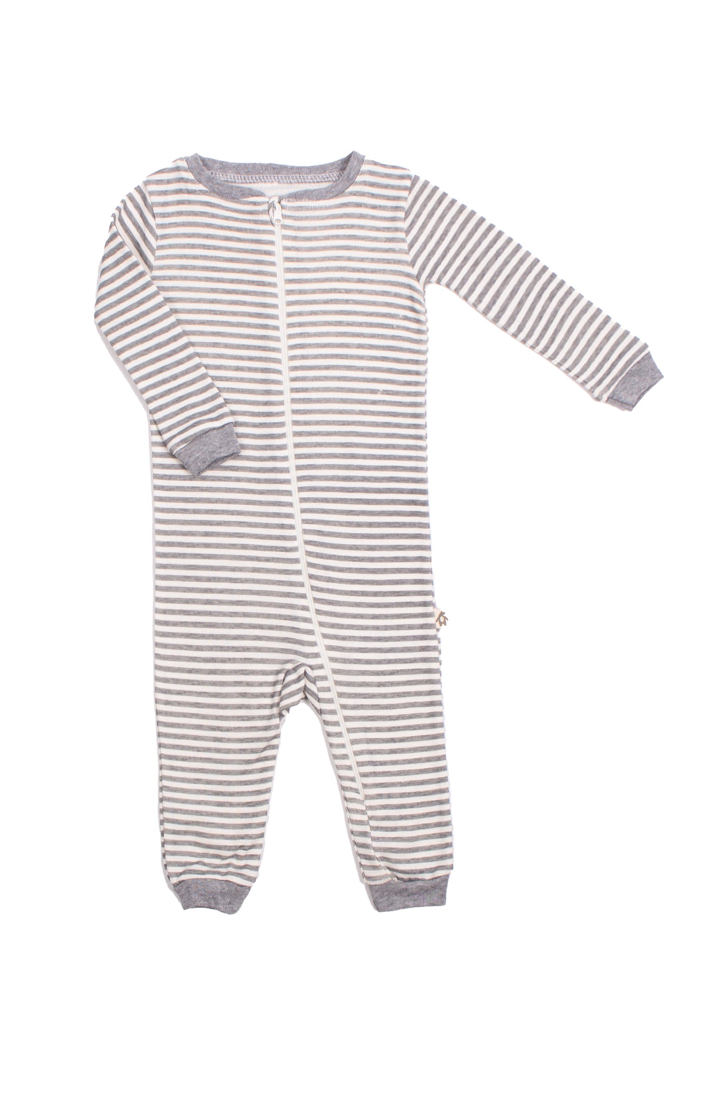 Stripes Footless Baby Sleeper Bodysuit - ittybittybubba