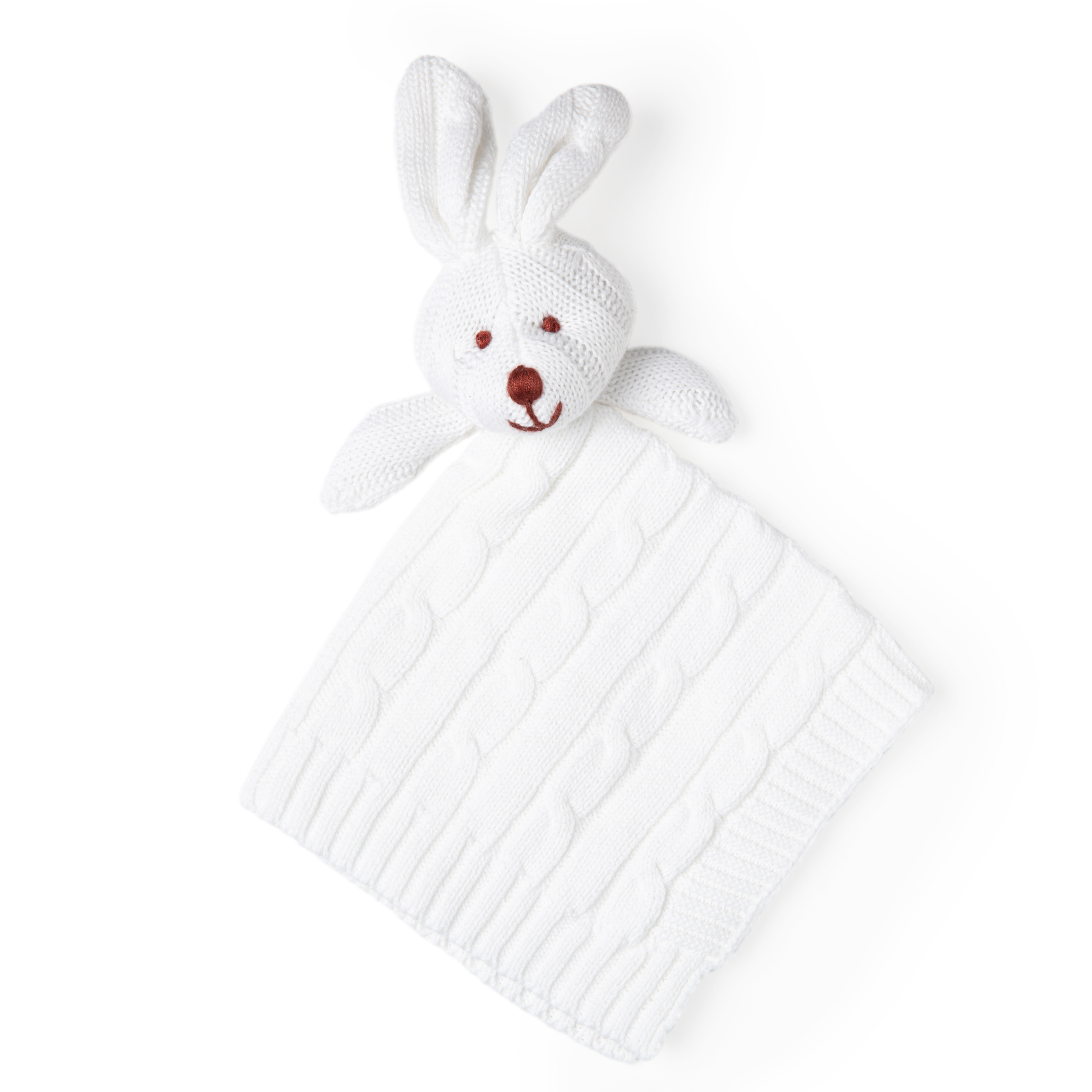 Bunny Knit Security Blanket - ittybittybubba