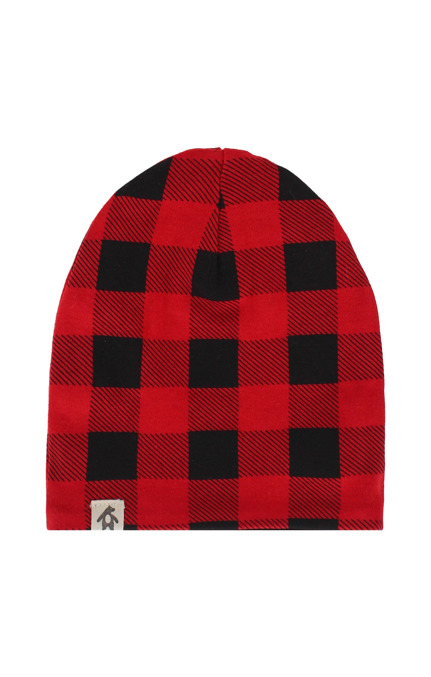 Buffalo Plaid Reversible Beanie - ittybittybubba