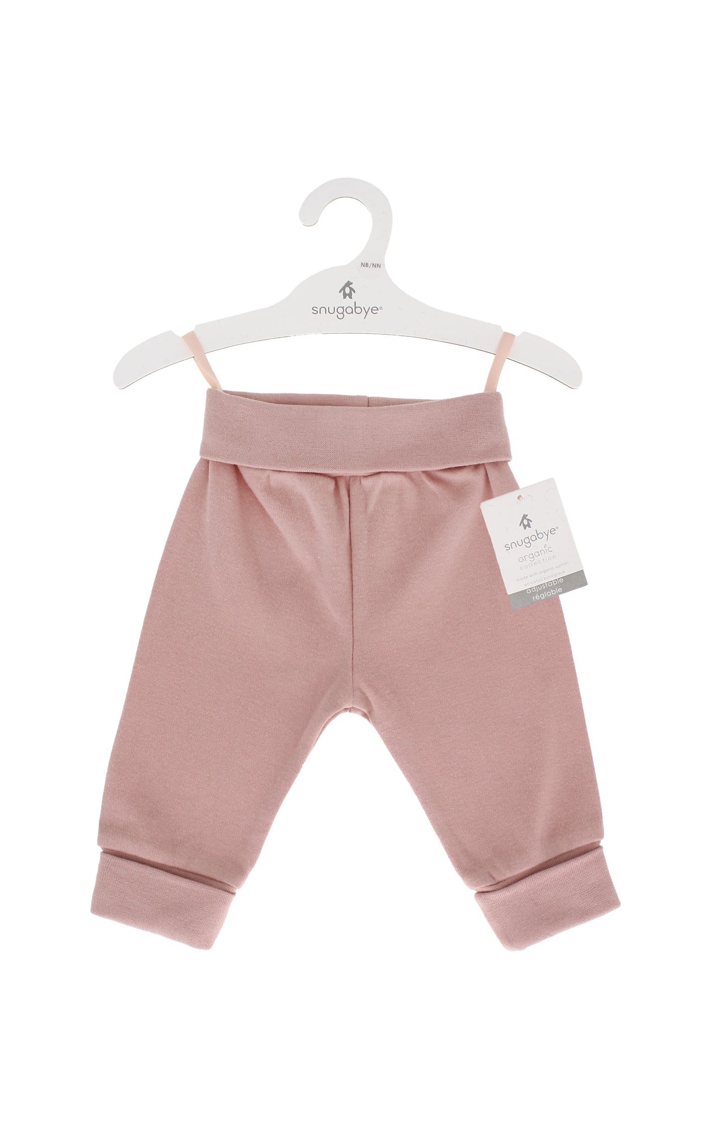 Organic Cotton Misty Pink Baby Pants - ittybittybubba